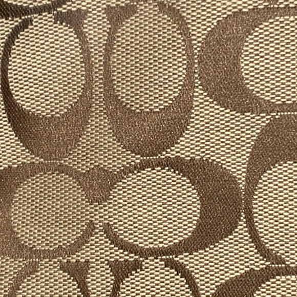 COACH Brown Fabric Tote Medium - Picture 11 of 13